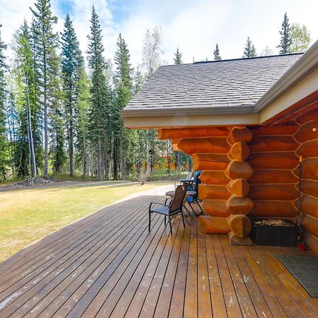 Riverside Log Cabin On-Site Aurora Viewing! North Pole ภายนอก รูปภาพ