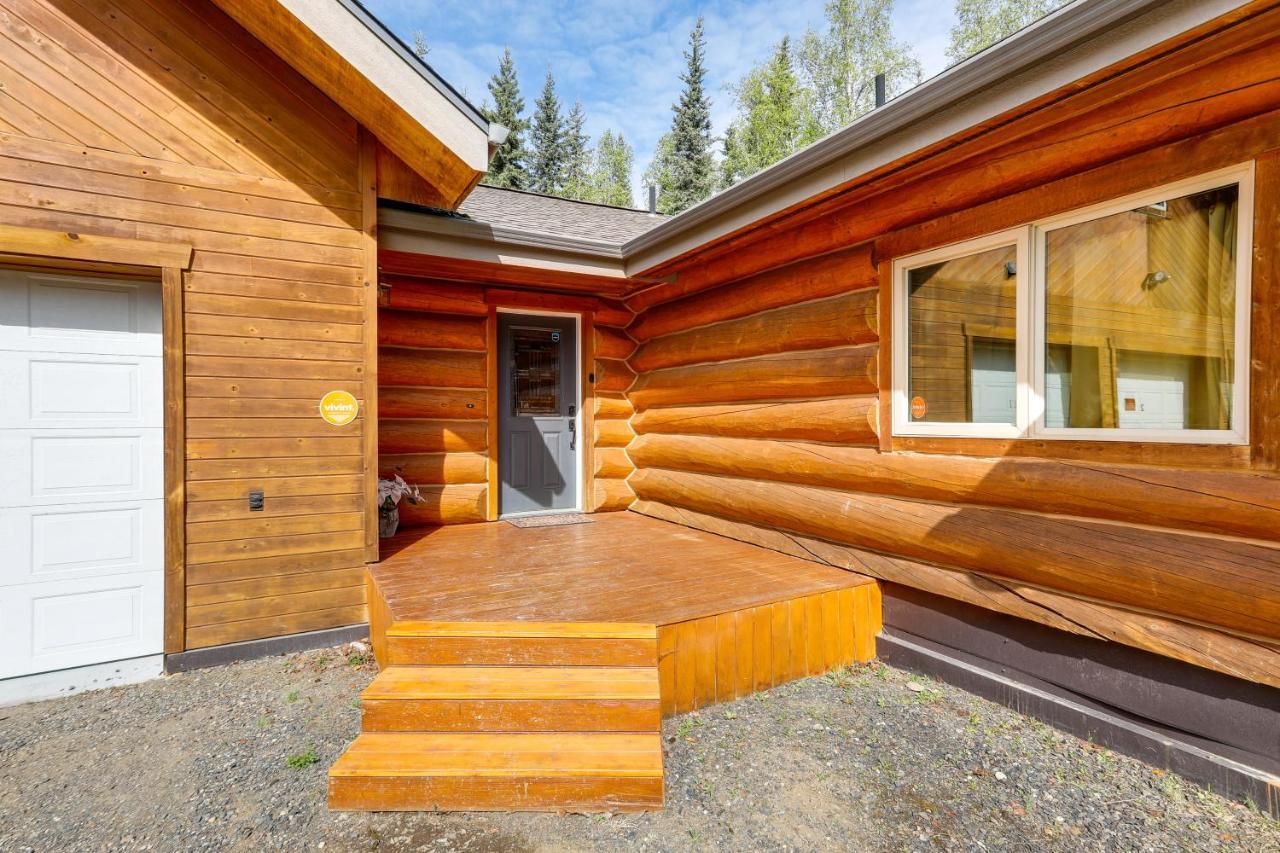 Riverside Log Cabin On-Site Aurora Viewing! North Pole ภายนอก รูปภาพ
